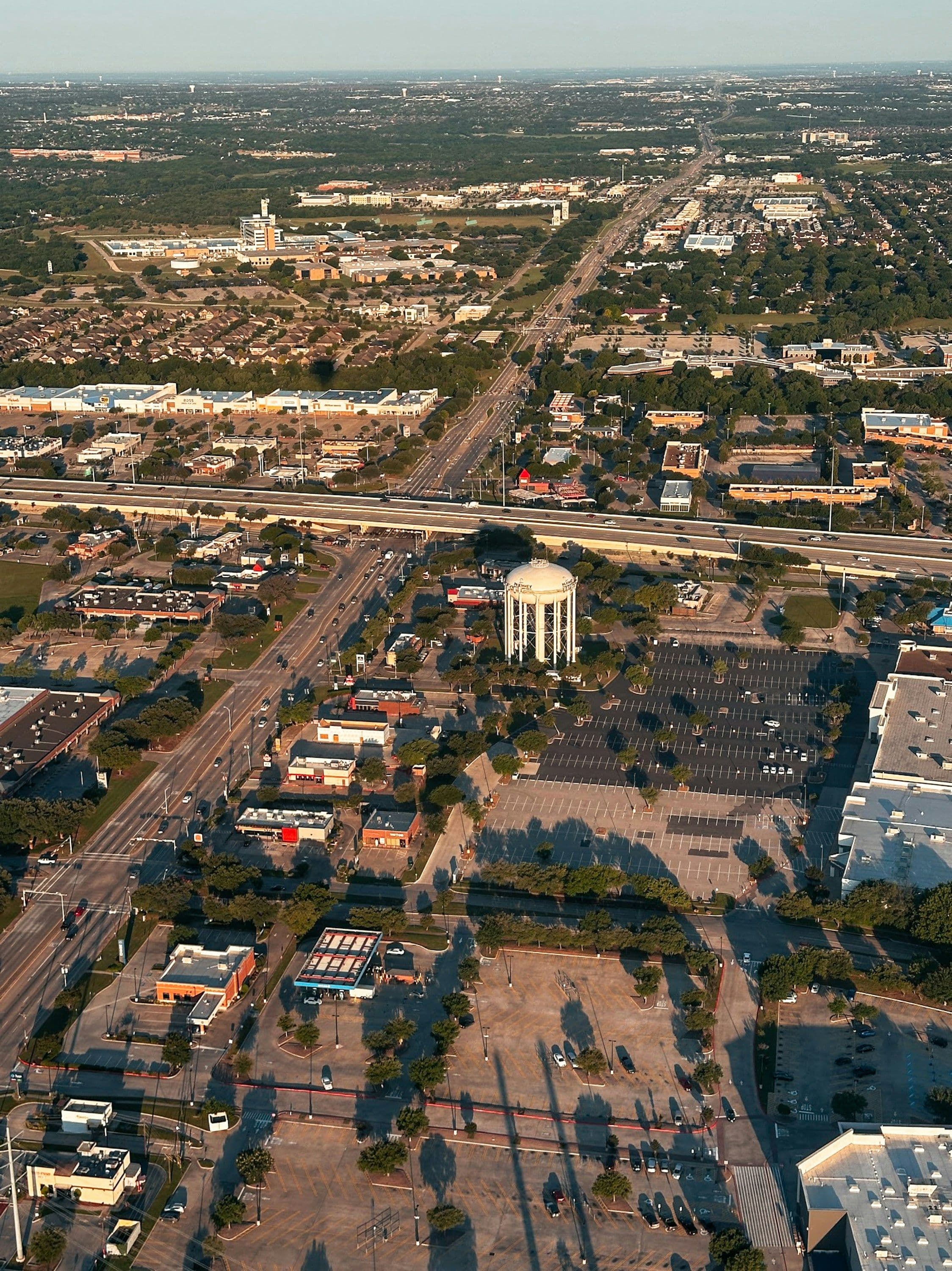 Aerial View of McKinney Texas