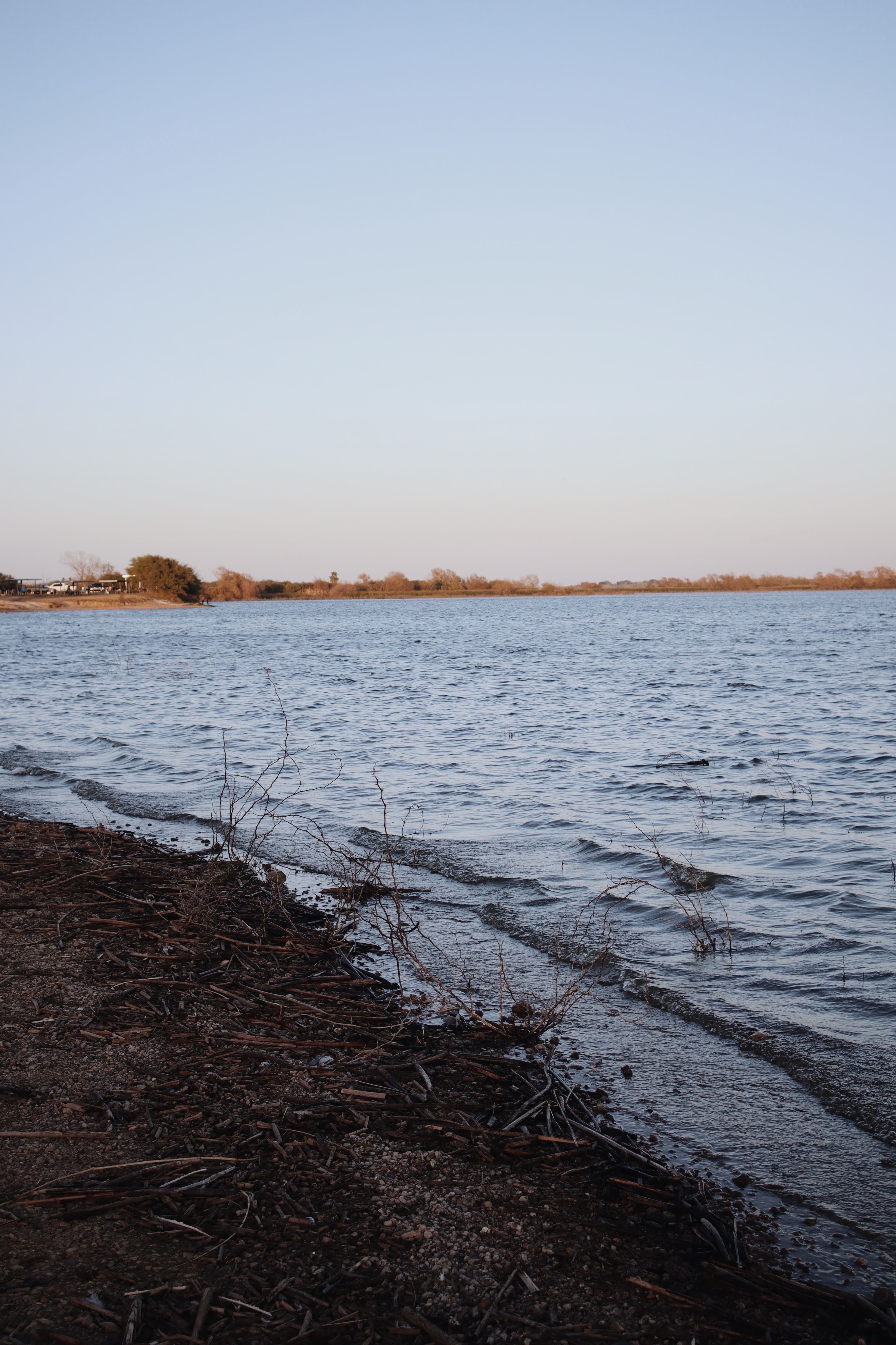 Peaceful evening at Lake Worth near White Settlement Texas