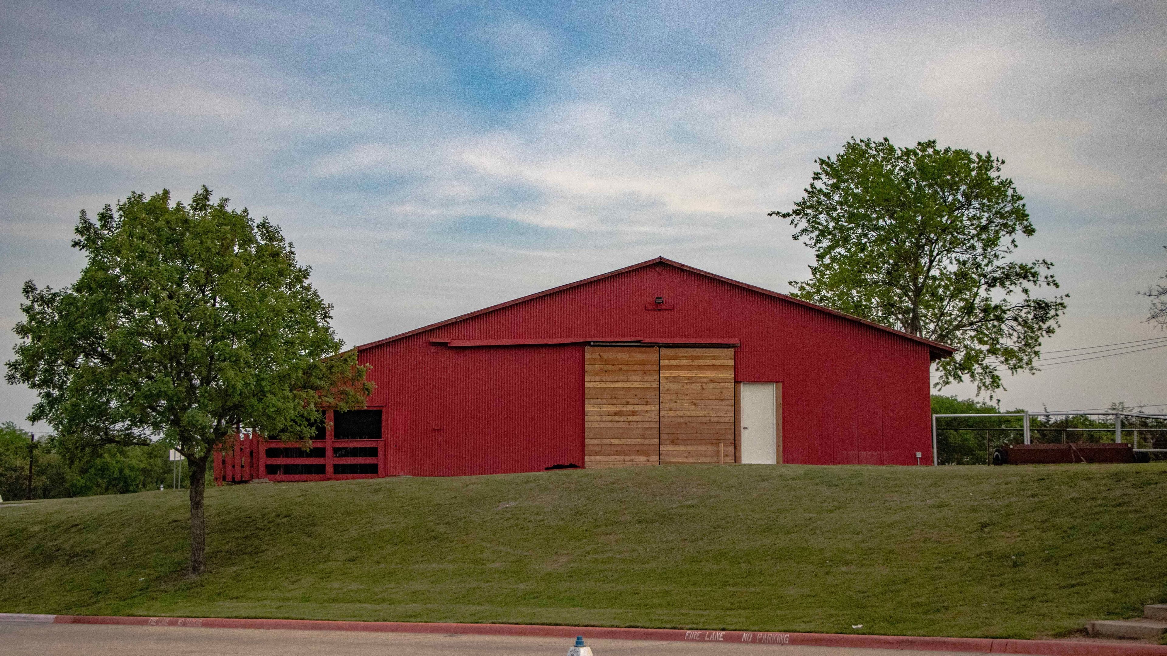 Rural barn and property in Flower Mound, Texas